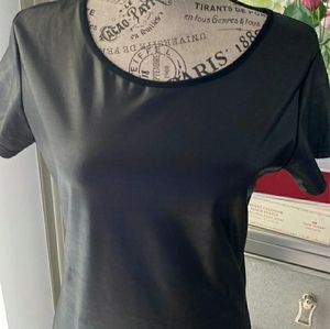 Pleather dress, bodycon, L